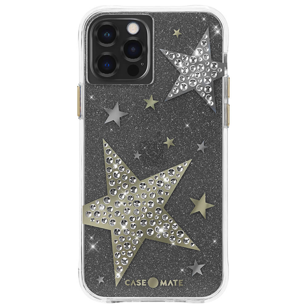 CASE-MATE Phone Cases Sheer Superstar coque iPhone 12 / iPhone 12 Pro étoiles