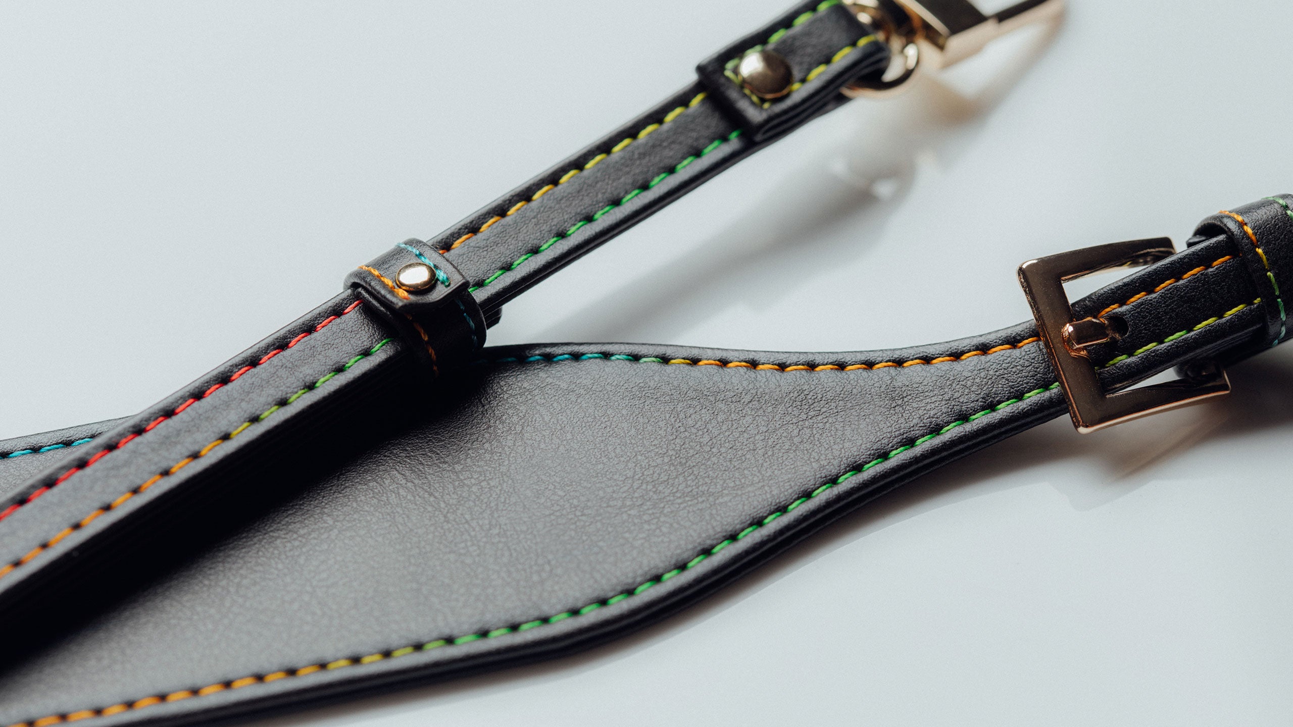 Moshi Accessories Adjustable Vegan Leather Body Strap sangle Rainbow réglable