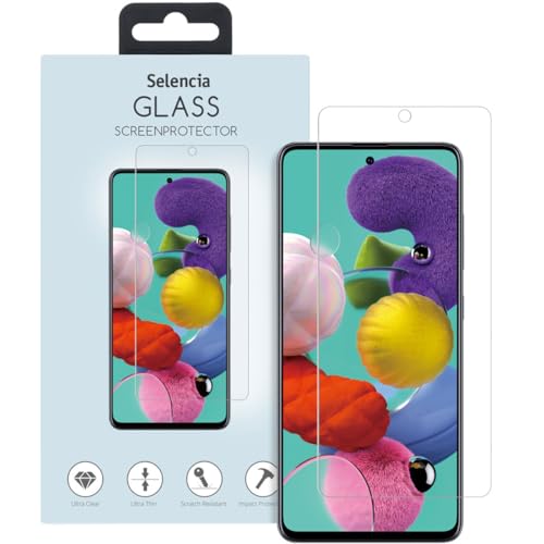 Selencia Protection d’écran en verre trempé Samsung Galaxy A51 9H