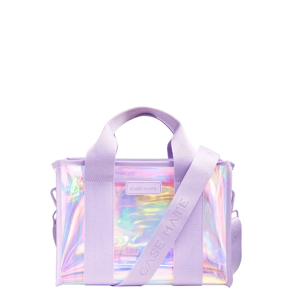 CASE-MATE Jelly Totes Mini Jelly Tote sac de plage irisé résistant à l’eau
