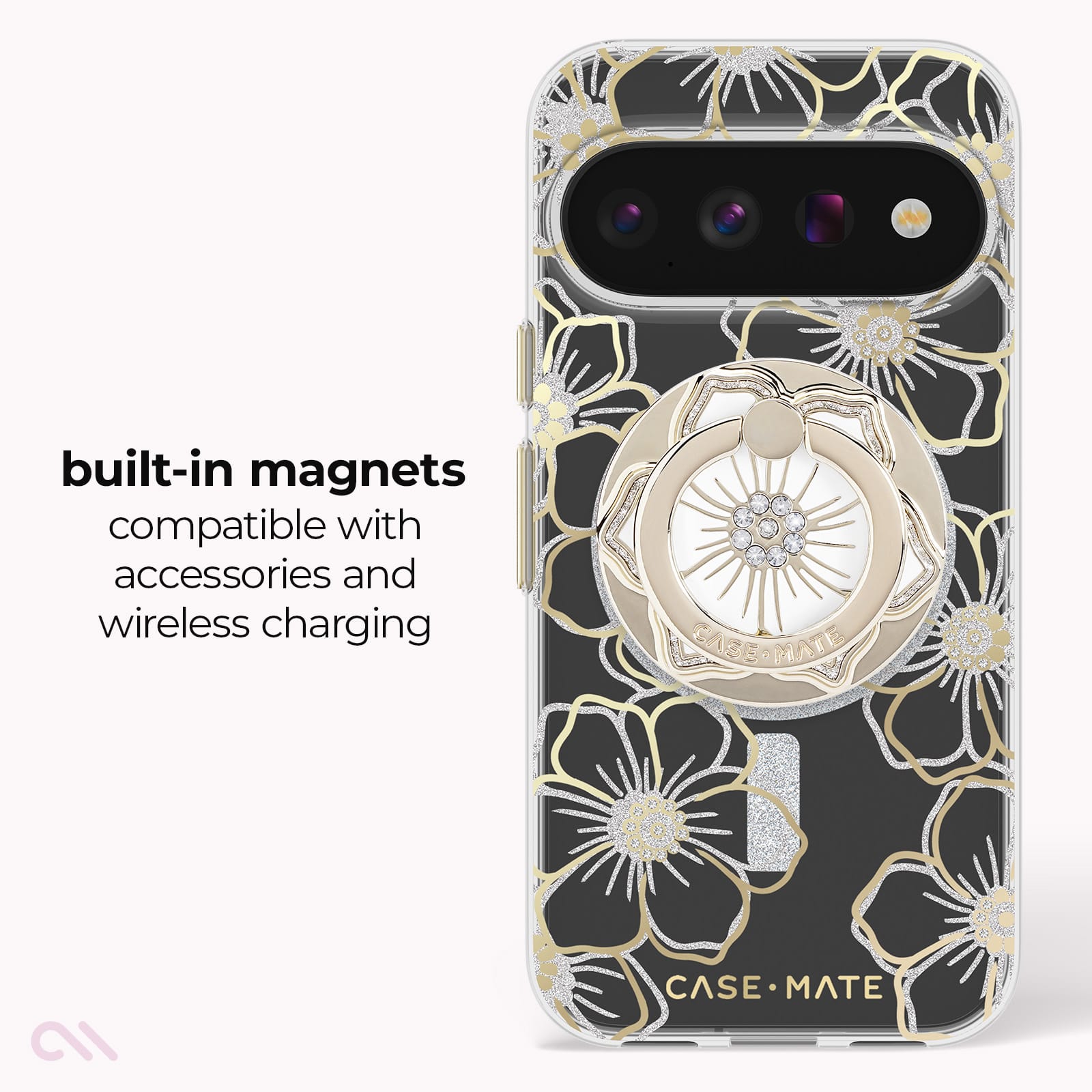 CASE-MATE Phone Cases Floral Gems coque Pixel 11 Pro florale