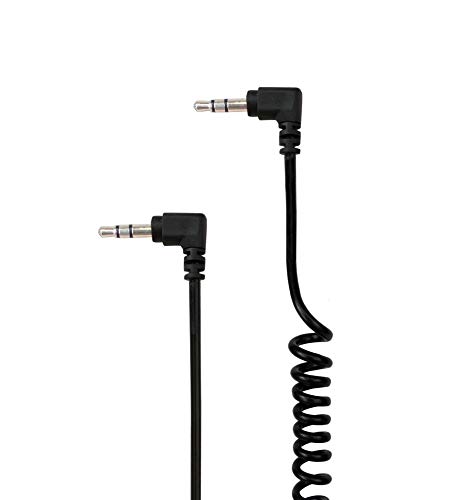 WE Cables Câble auxiliaire Jack 3,5 mm mâle mâle coudé 2 m noir