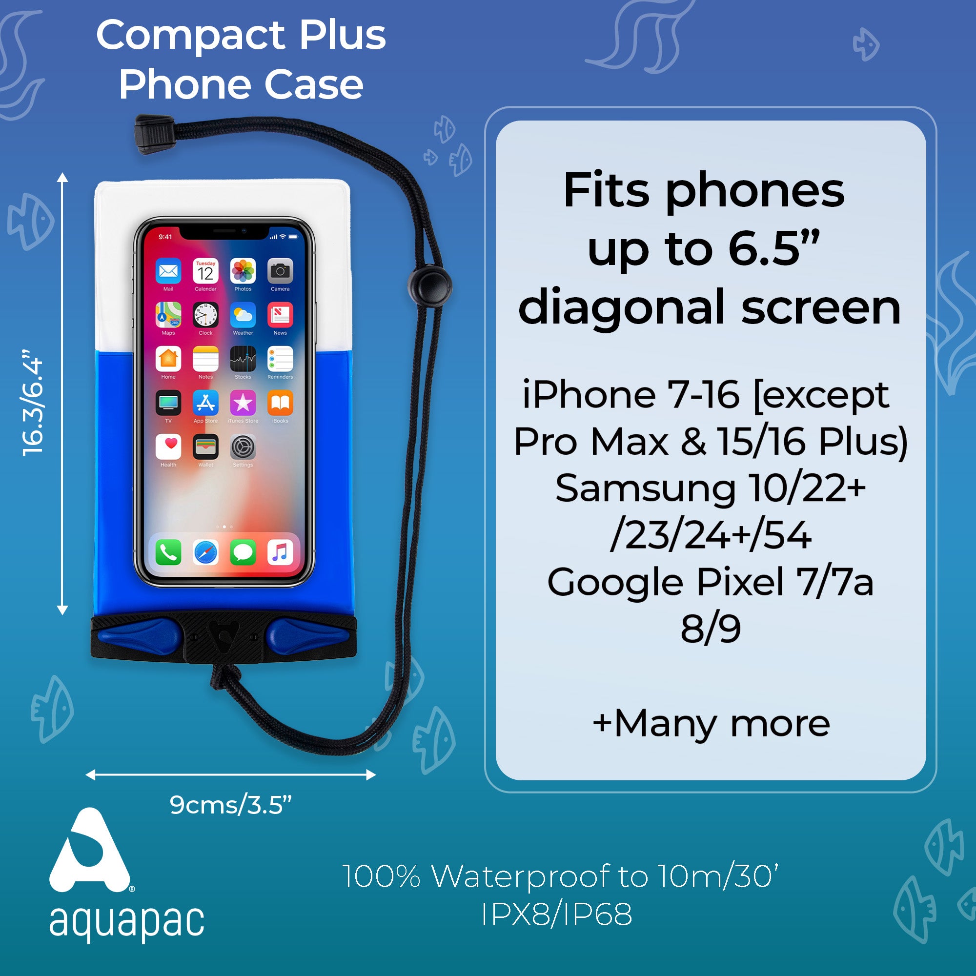 Aquapac Phones Compact Plus étui téléphone étanche couleur non précisée