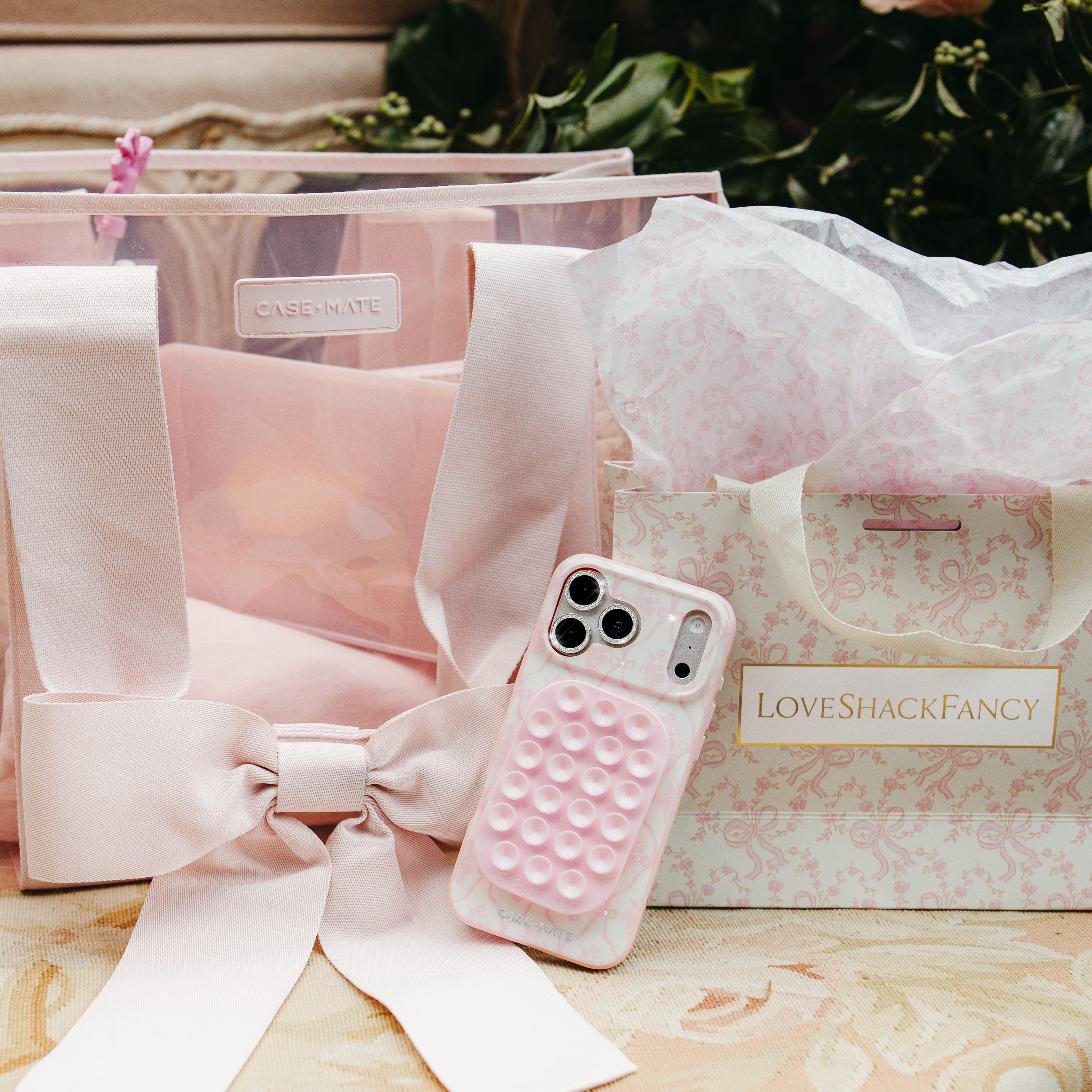 CASE-MATE Phone Cases Ballet Pink Bow MagSafe iPhone 17 Pro Max rose
