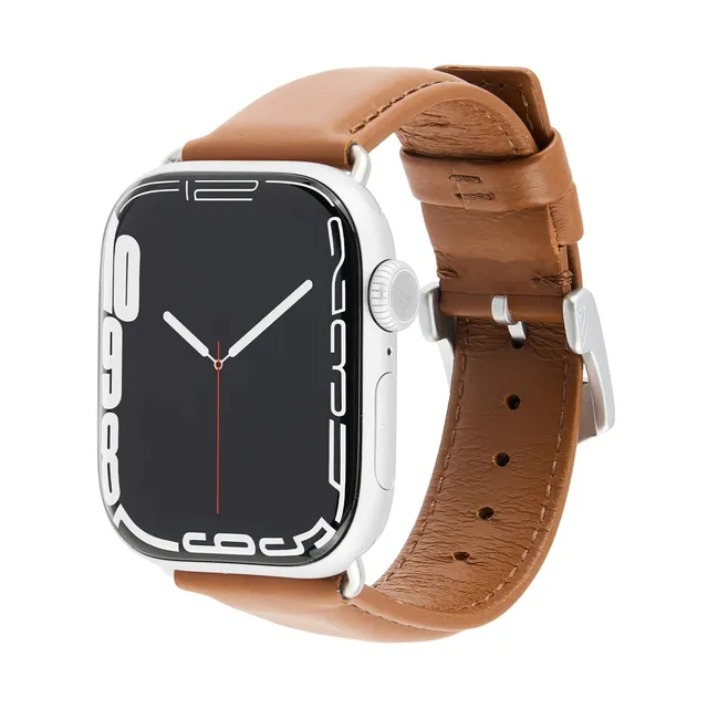 CASE-MATE Apple Watch Bands & Bumpers Signature Leather Band bracelet Apple Watch 39-42 mm cognac cuir