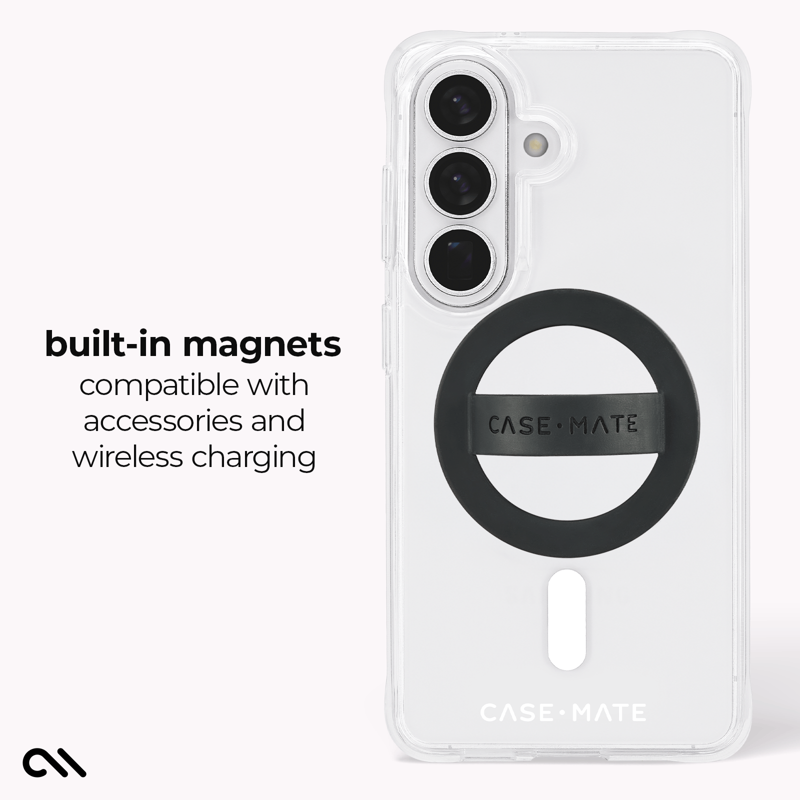 CASE-MATE Phone Cases Tough Clear with Magnet coque Galaxy S26 transparente magnétique