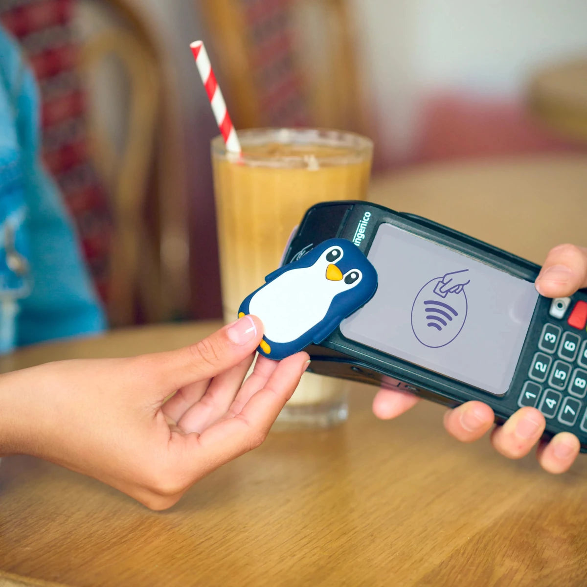 MoneyWalkie Walkie Pingouin moyen de paiement sans contact