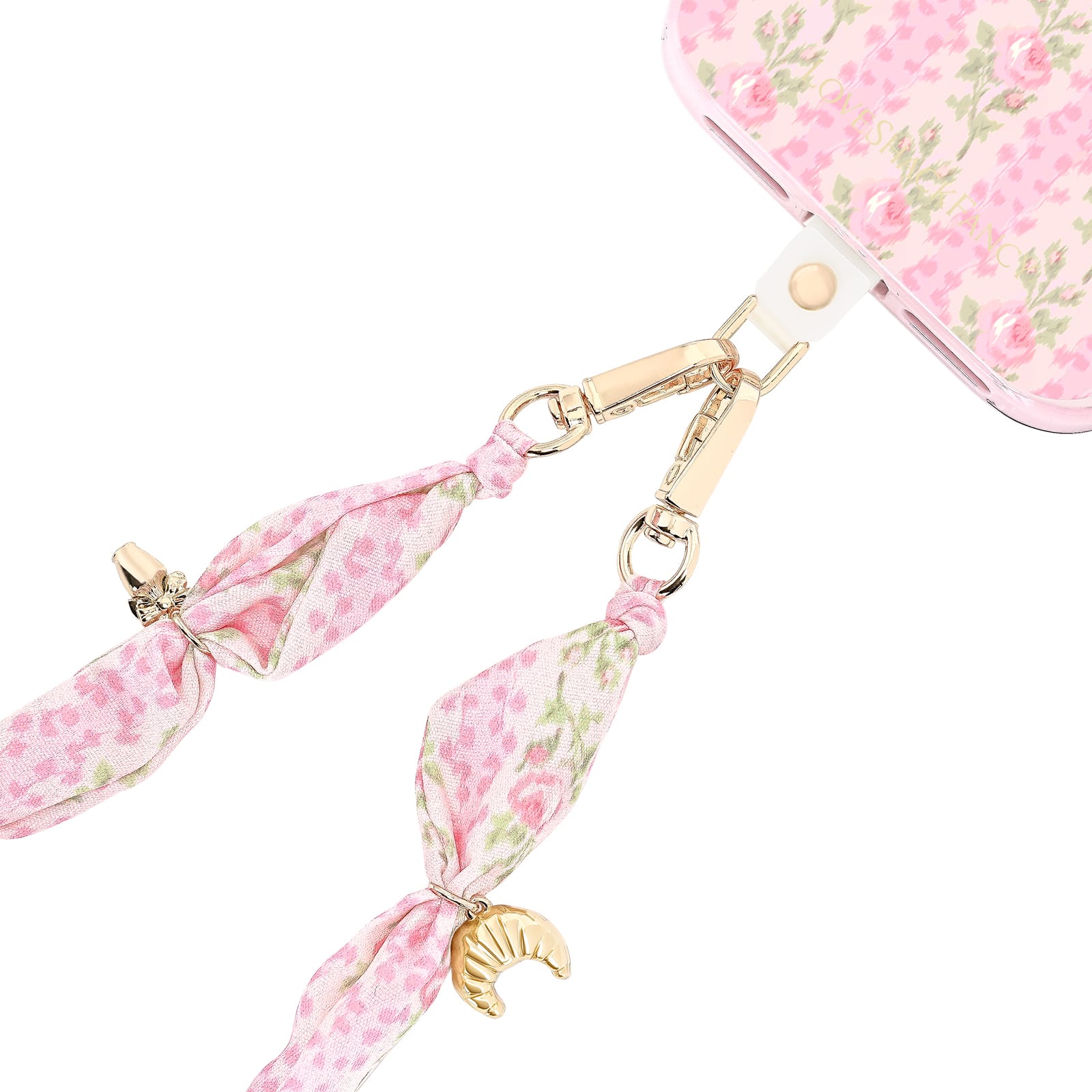 CASE-MATE Phone Accessories Case-Mate x LoveShackFancy Scarf Phone Charm cordon Blooming Heirloom