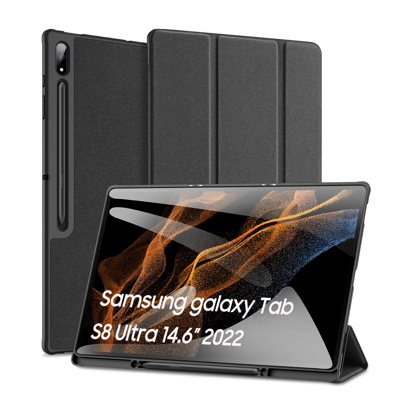 Dux Ducis Domo Series coque Galaxy Tab Ultra 14,6 pouces noire