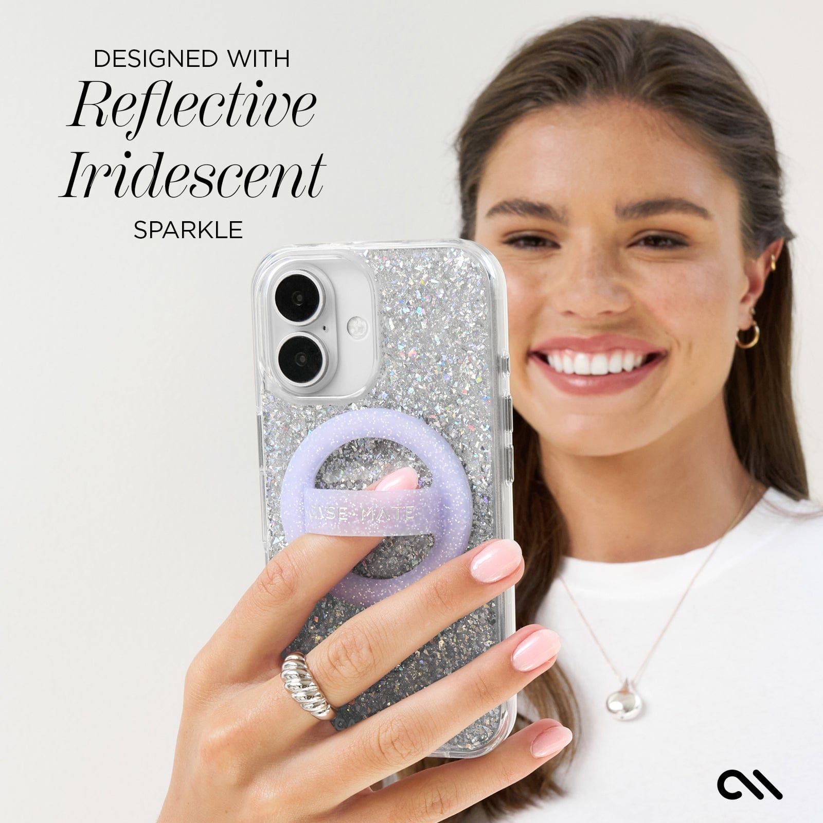 CASE-MATE Phone Cases Twinkle Disco MagSafe coque iPhone 16 Plus Twinkle Disco antichoc