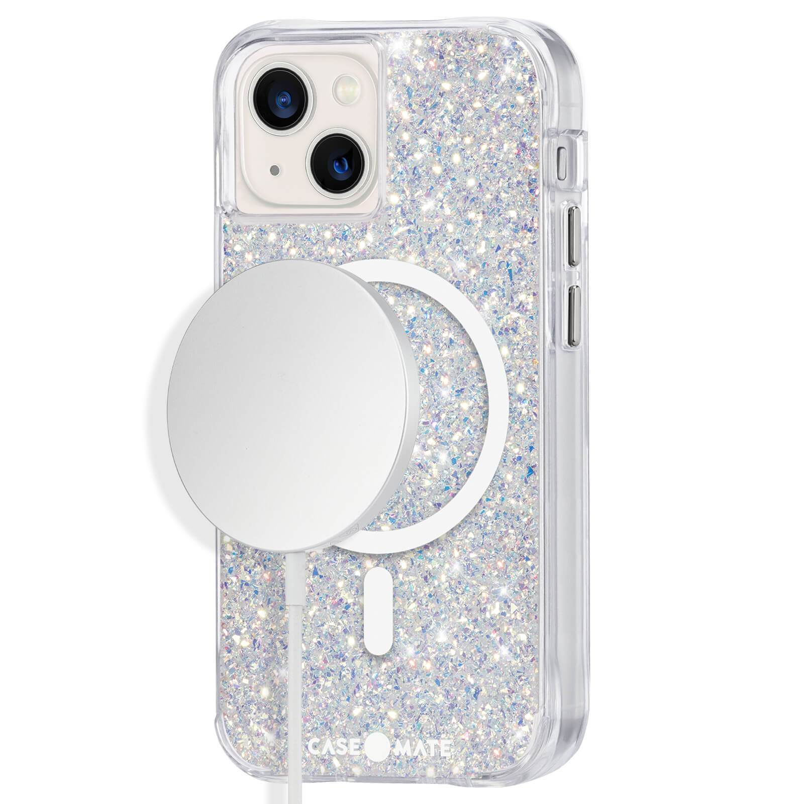 CASE-MATE Twinkle MagSafe coque iPhone 13 mini paillettes Stardust