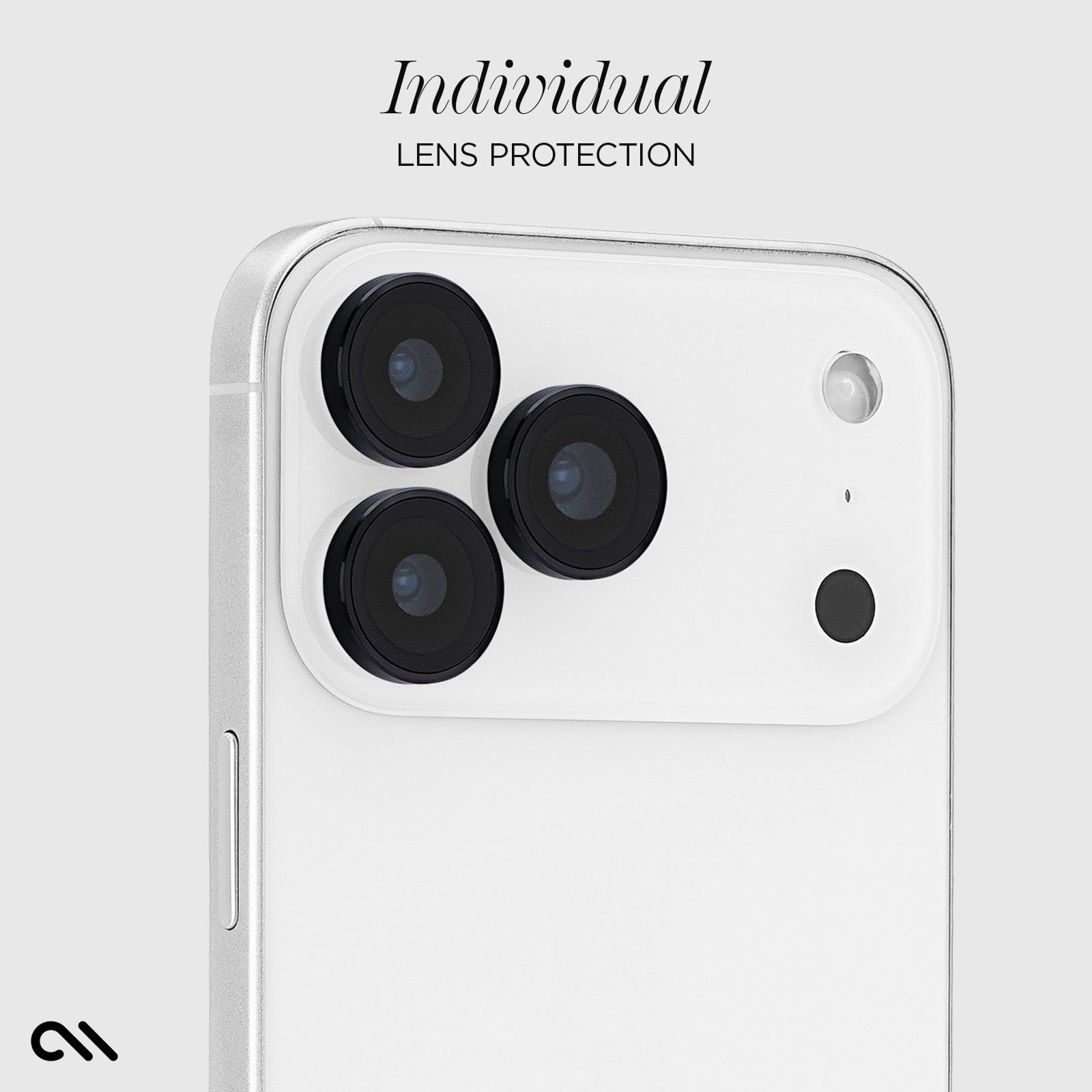 CASE-MATE Lens Protectors Camera Lens Protector protection caméra iPhone 17 Pro et Pro Max noire