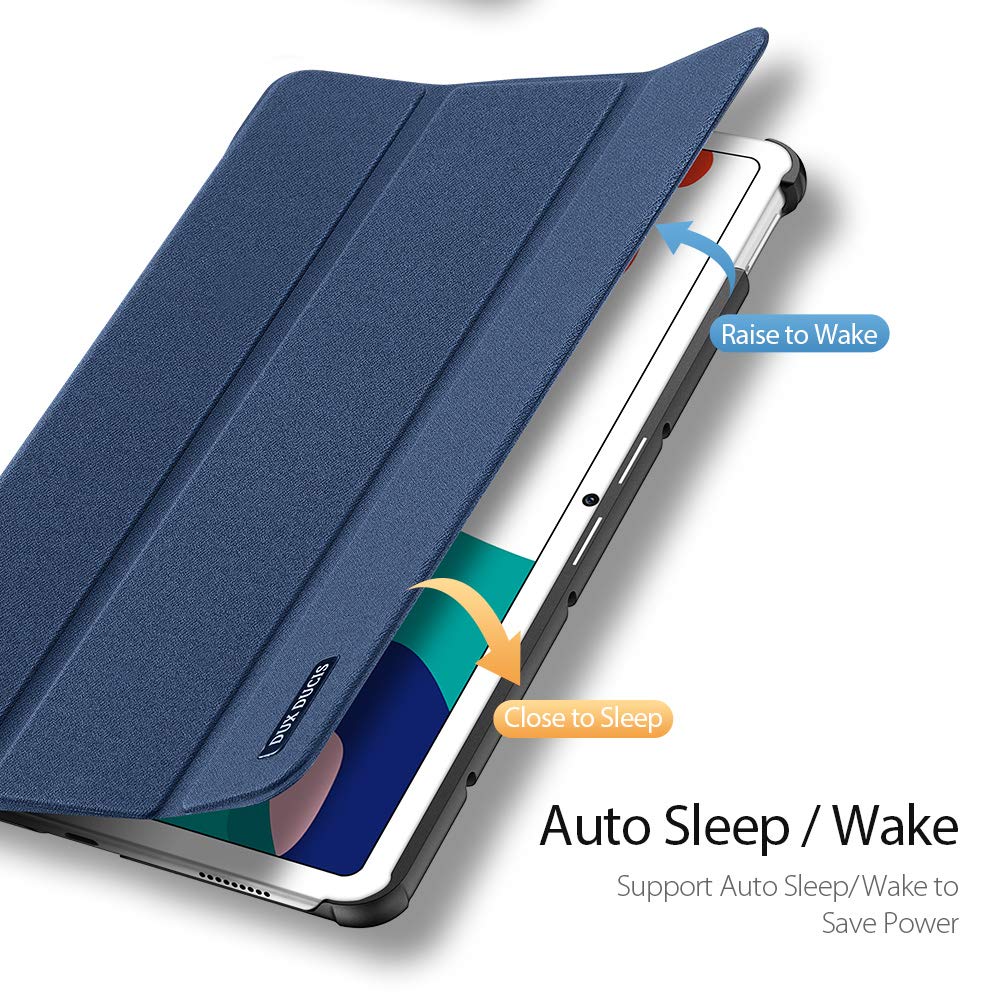 Dux Ducis Domo Series coque Huawei MatePad 10.4 bleue support