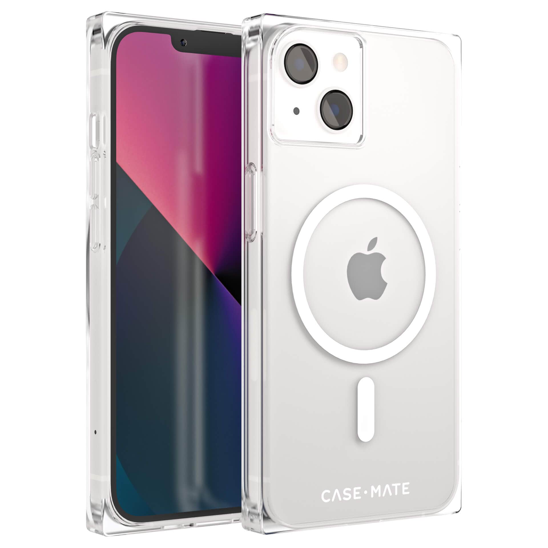 CASE-MATE BLOX Clear MagSafe coque iPhone 14 transparente aimantée