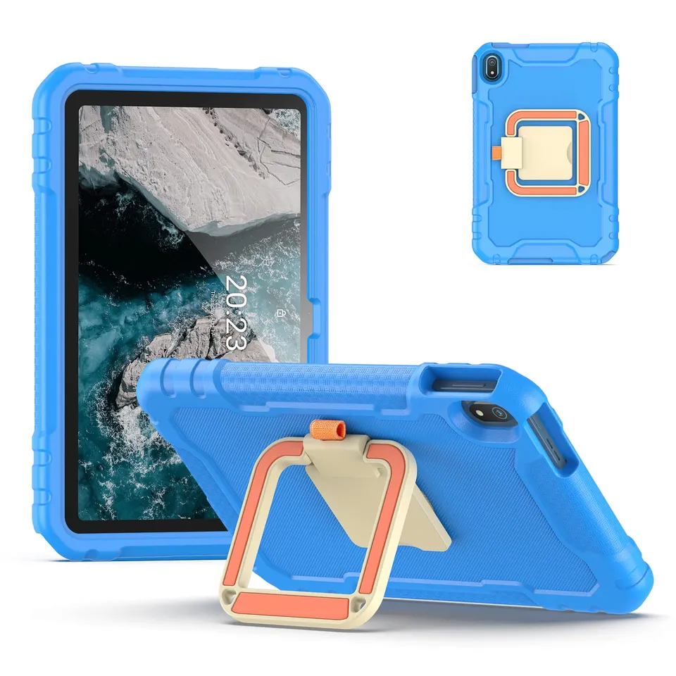 Dux Ducis Panda Series coque Nokia T20 10,4 pouces bleue EVA avec poignée