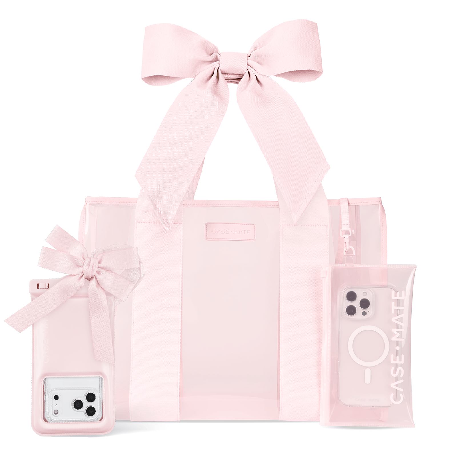 CASE-MATE Bundles The Essential Jelly Bundle ensemble sac et pochette étanche rose ballet
