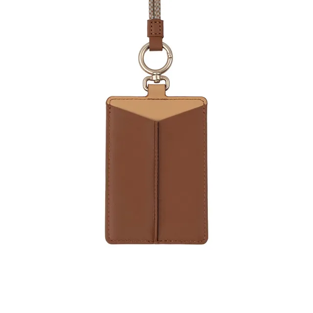 Moshi Card Holders and Keychains Flip ID/Badge Holder porte-badge cuir noir
