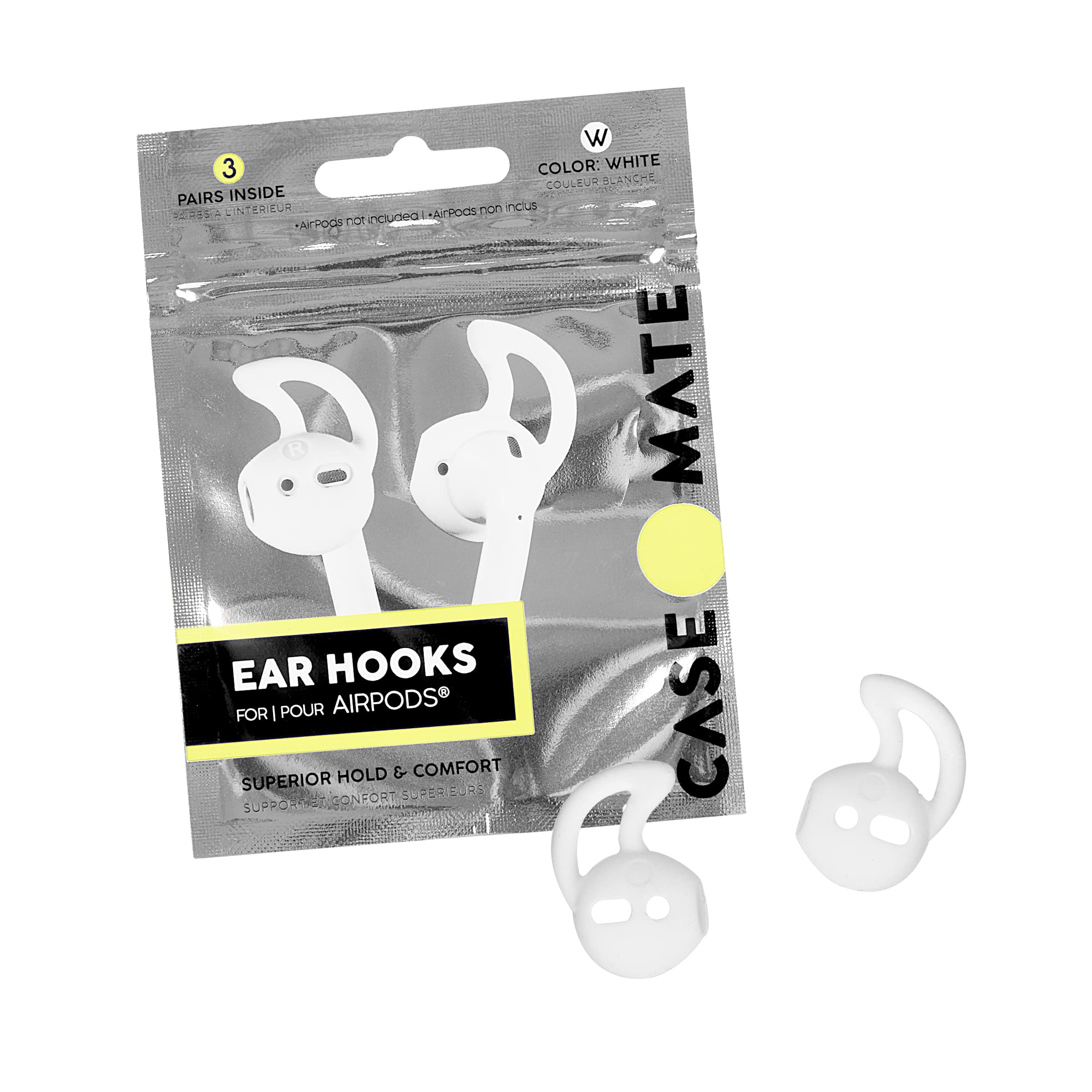 CASE-MATE AirPods Cases Ear Hooks crochets d’oreille blancs