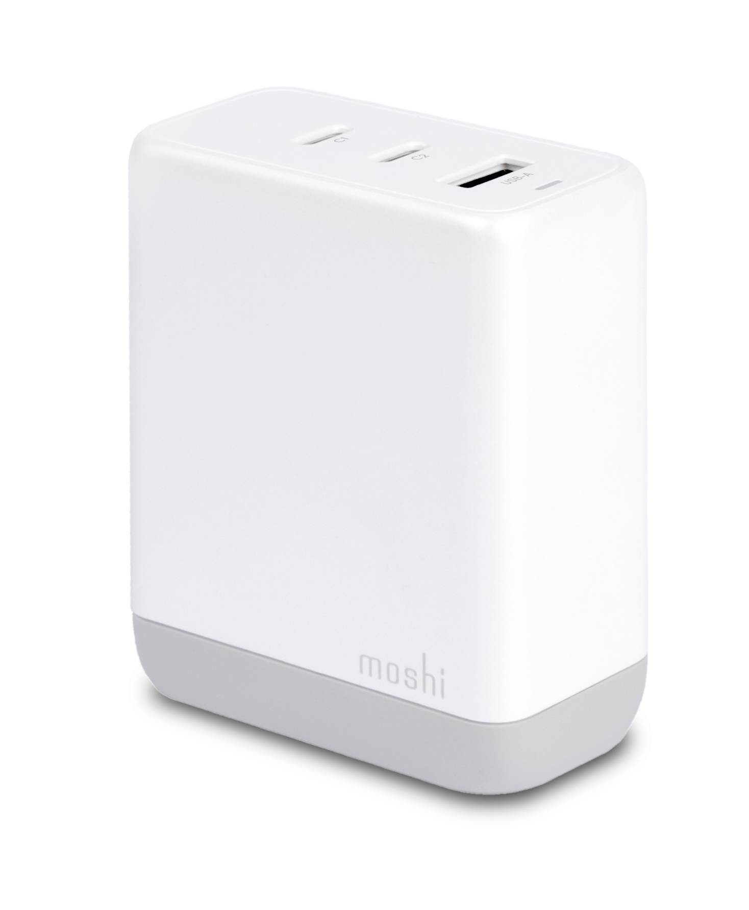 Moshi Chargers Rewind USB-C GaN Charger chargeur 100 W, trois ports