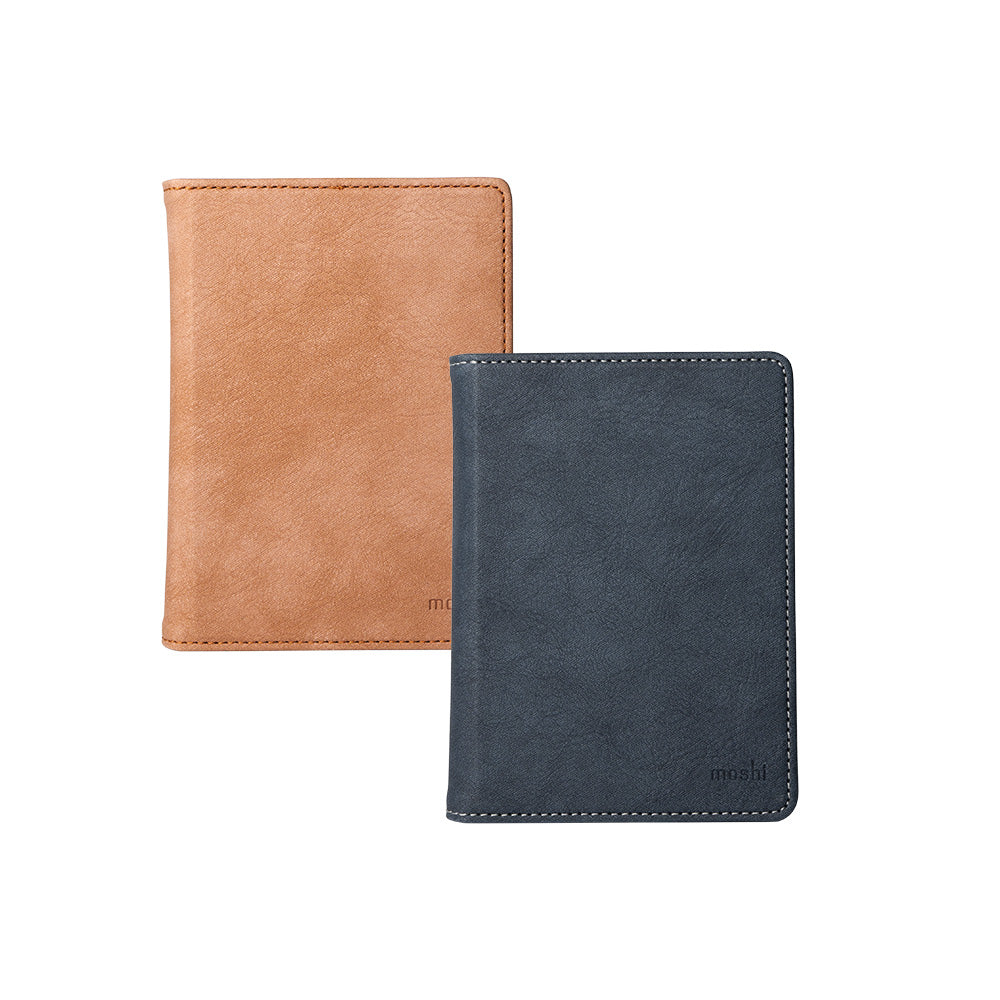 MOSHI Card Holders and Keychains Passport Finder Holder porte-passeport bleu nuit MagSafe