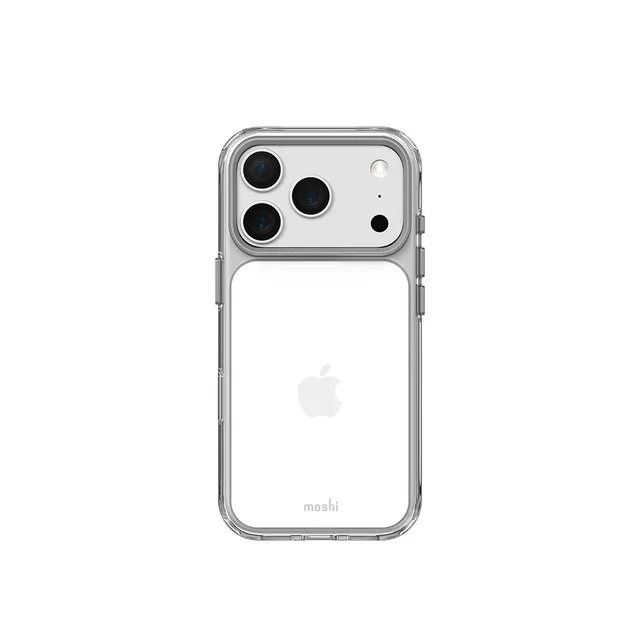 MOSHI Cases iGlaze Lite Hardshell Case coque iPhone 18 Pro Luna Silver
