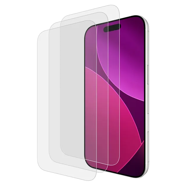 CASE-MATE Screen Protectors Easy Apply Glass Protection d’écran iPhone Air 3 pièces transparente