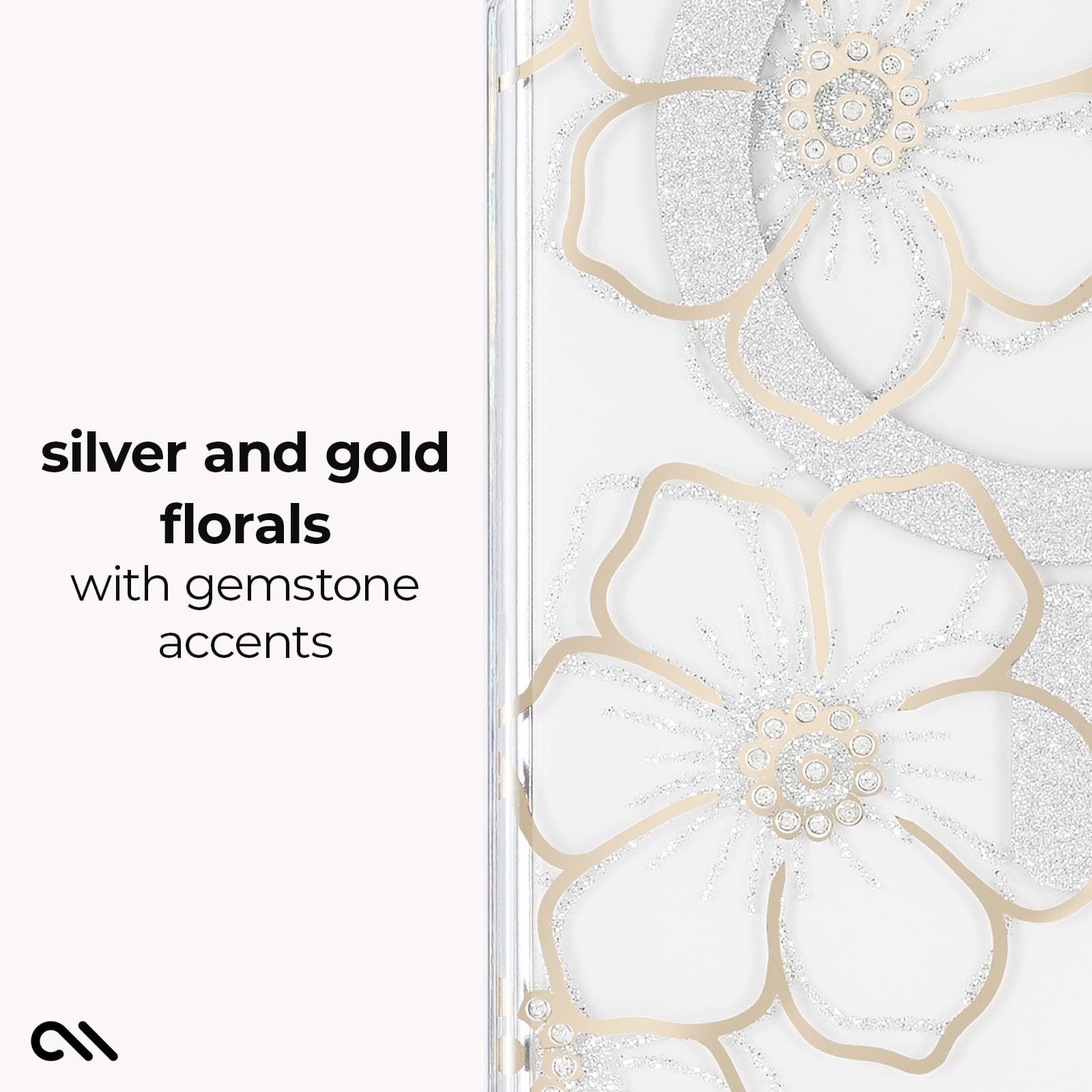 CASE-MATE Phone Cases Floral Gems with Magnet Galaxy S26 Ultra coque florale