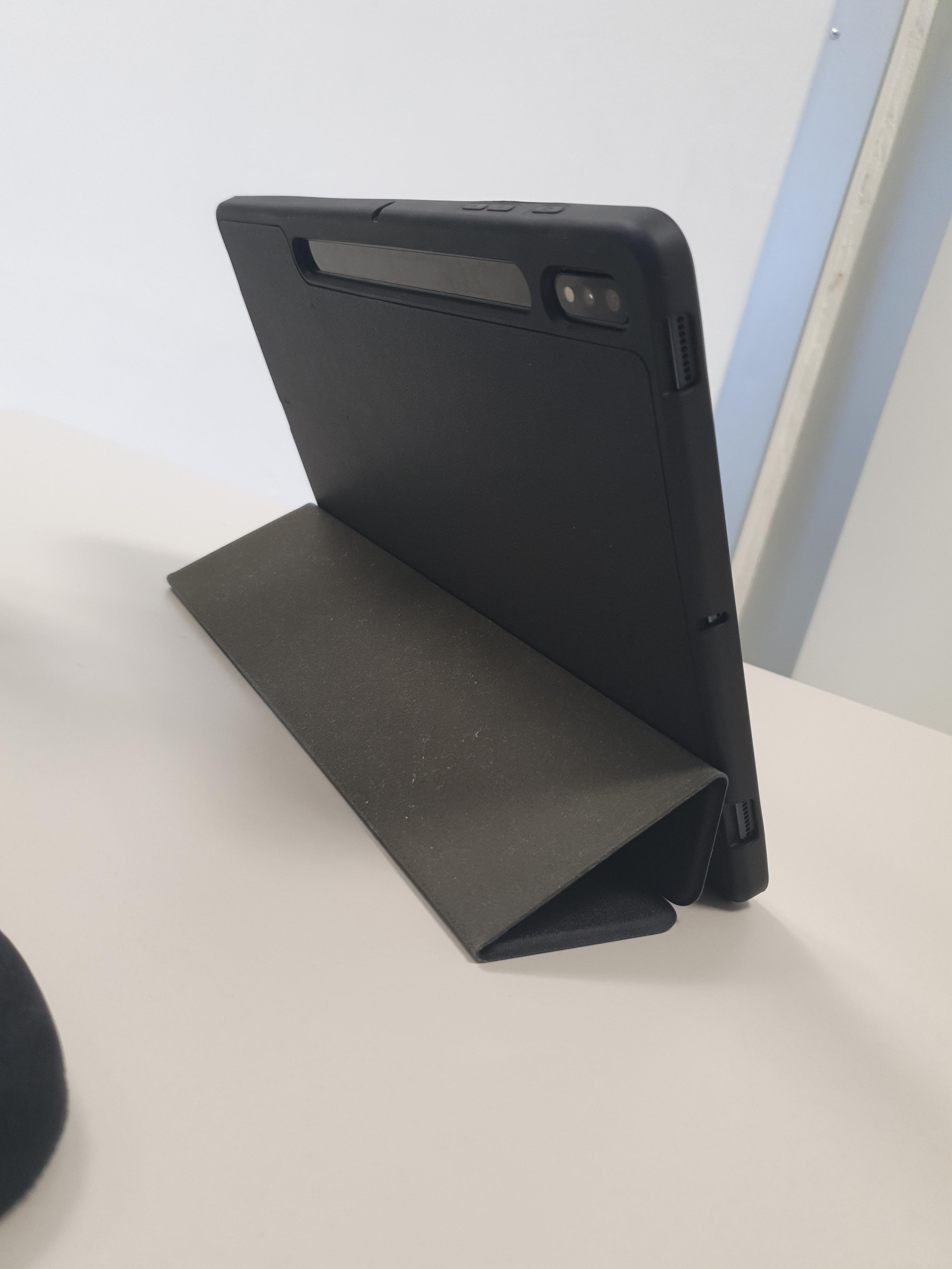 Dux Ducis Domo Series étui Tab S8+ S7 FE S7+ noir support