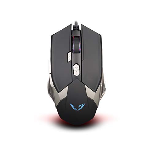 WE GAMIUM souris gamer filaire noire argent 8 boutons 4 niveaux DPI