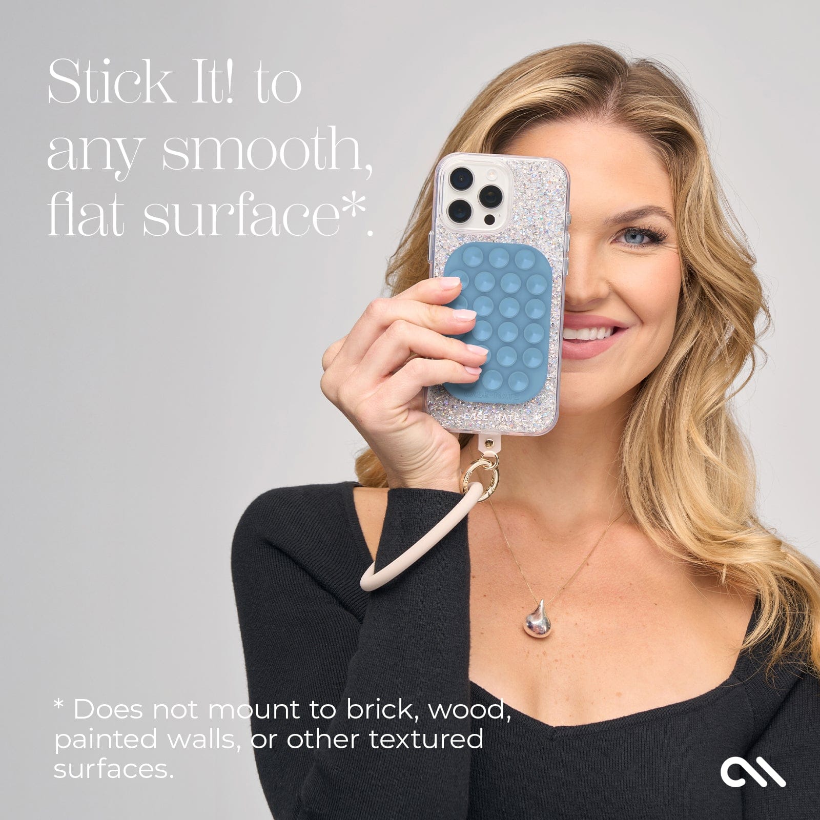 CASE-MATE Phone Accessories Stick It! support téléphone Midnight Black