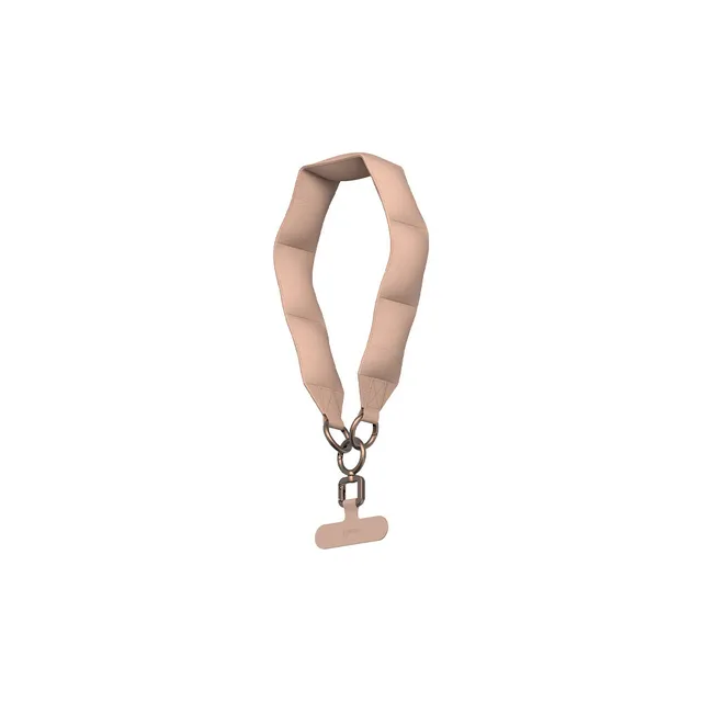 Moshi Accessories 3-in-1 Wrist/Body Strap with Adapter sangle téléphone Milktea Brown
