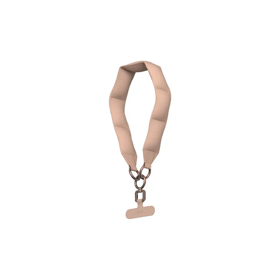 Moshi Accessories 3-in-1 Wrist/Body Strap with Adapter sangle téléphone Milktea Brown