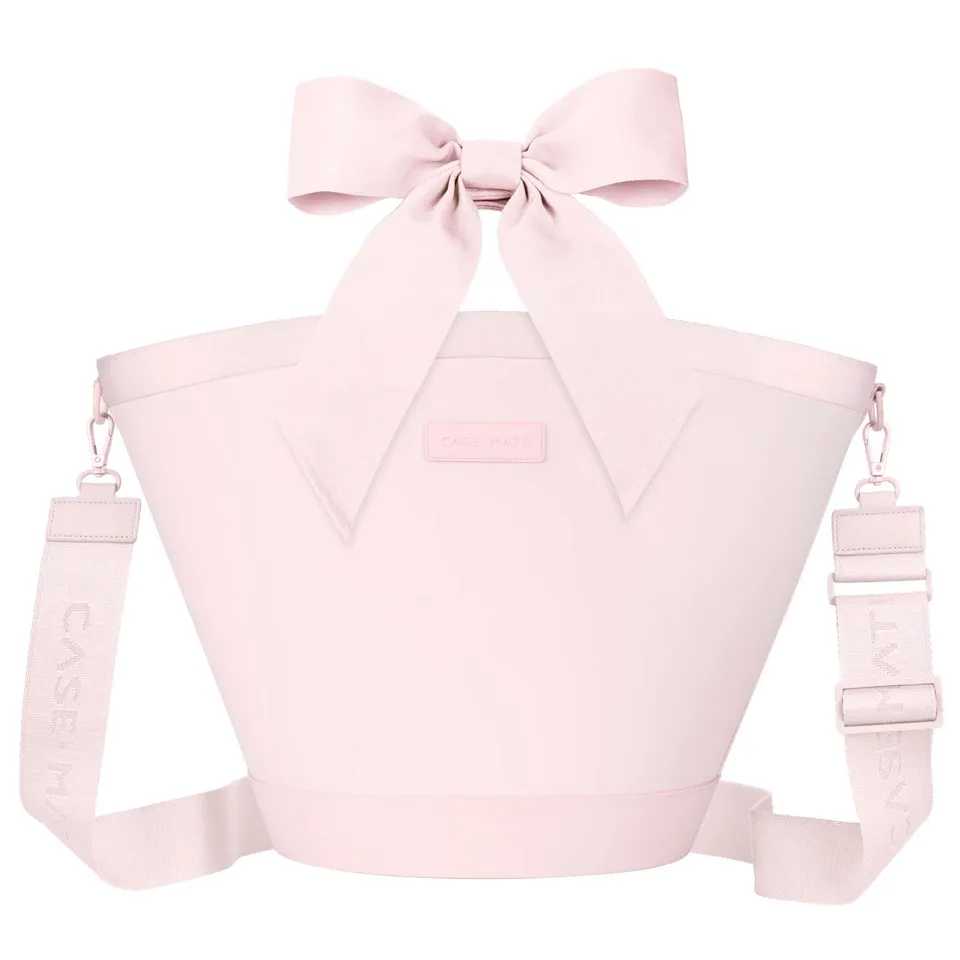 CASE-MATE Jelly Totes Jelly Cooler Tote 12L sac glacière Ballet Pink Bow irisé isolant