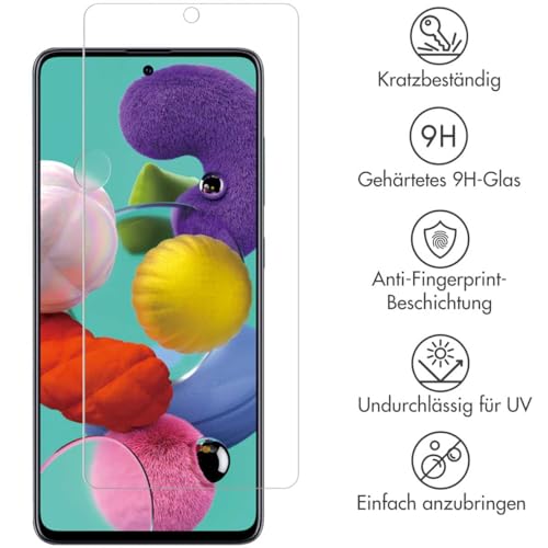 Selencia Protection d’écran en verre trempé Samsung Galaxy A51 9H