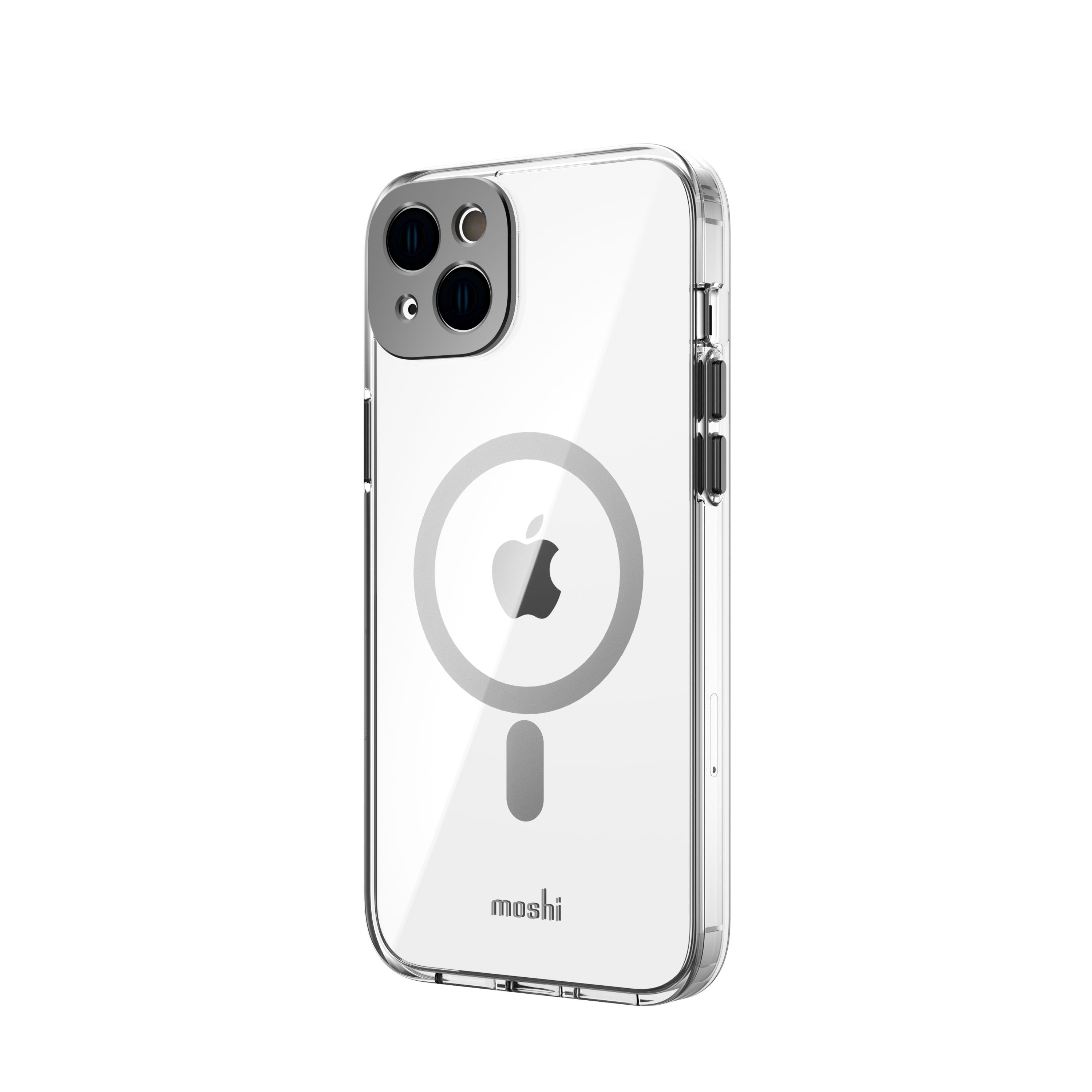 MOSHI Cases iGlaze Slim Hardshell Case coque iPhone 14 Pro Max argent lunaire MagSafe