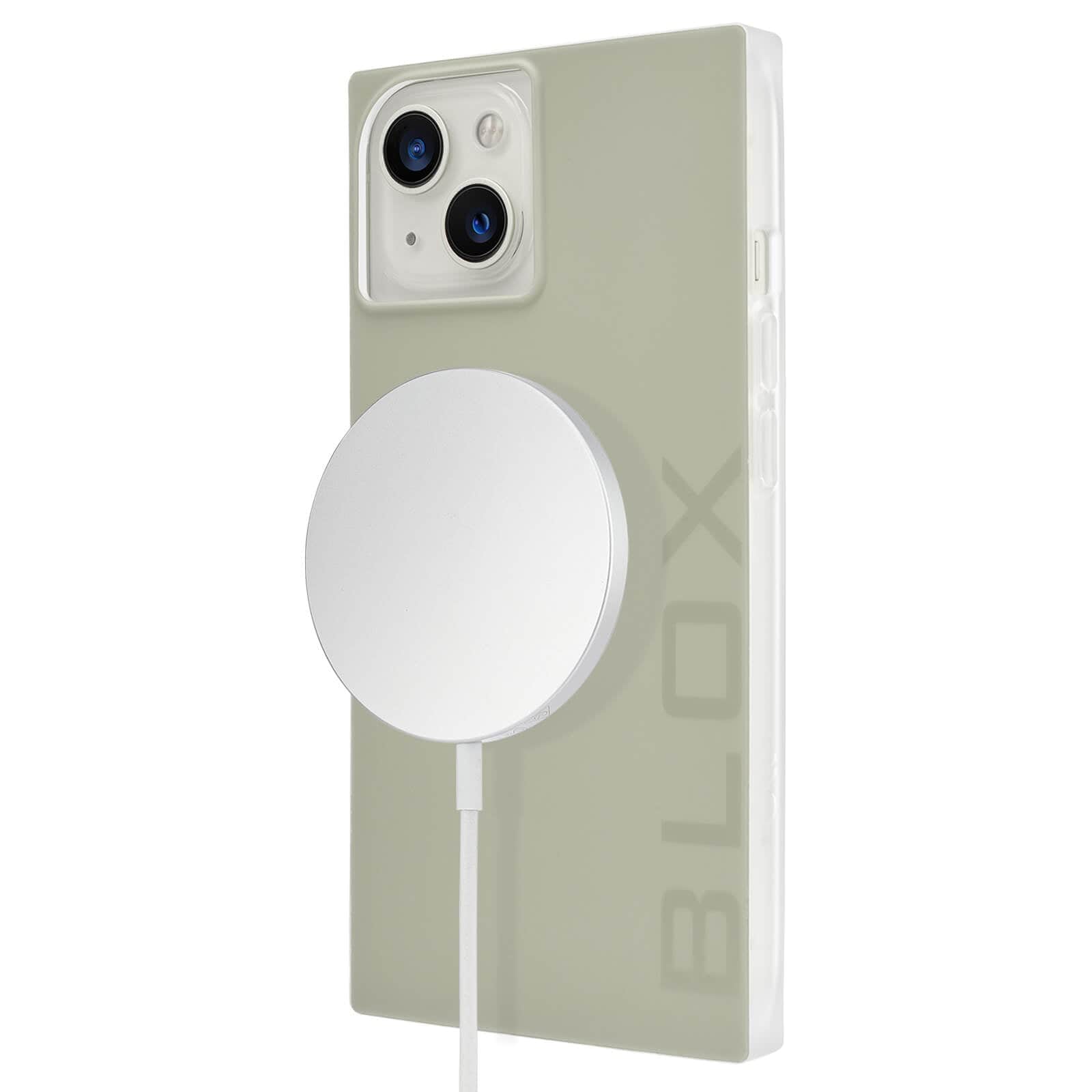 CASE-MATE Phone Cases BLOX Matte Sage (MagSafe) coque iPhone 13 vert sauge