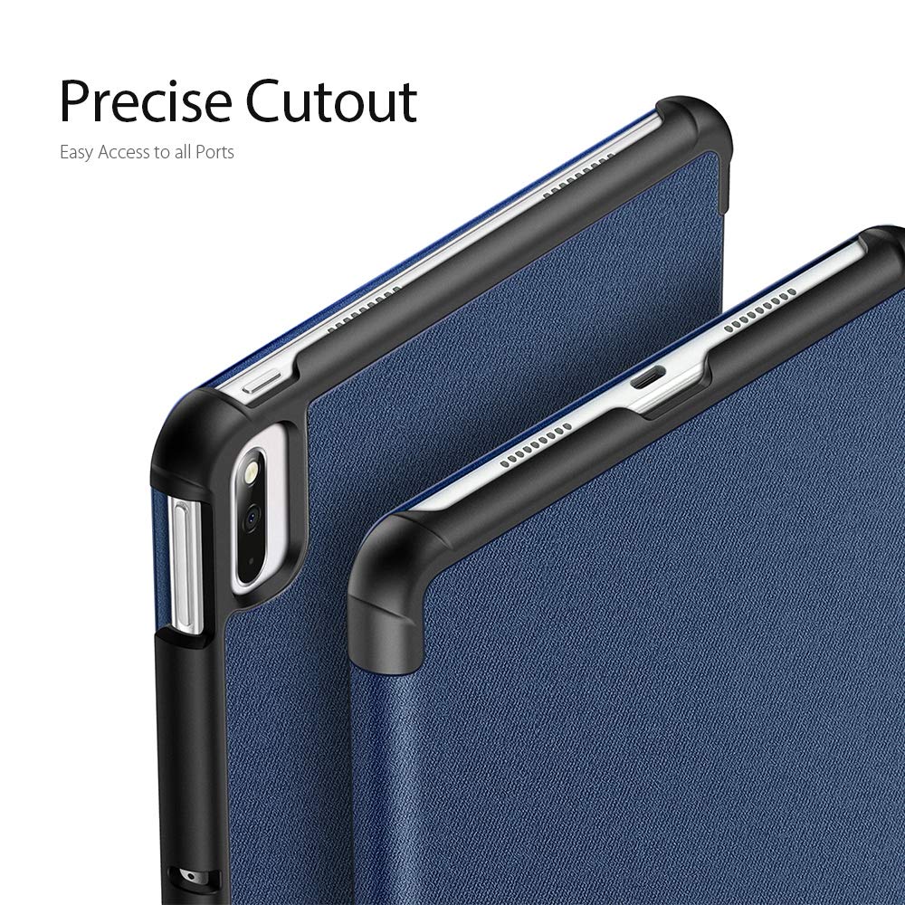Dux Ducis Domo Series coque Huawei MatePad 10.4 bleue support
