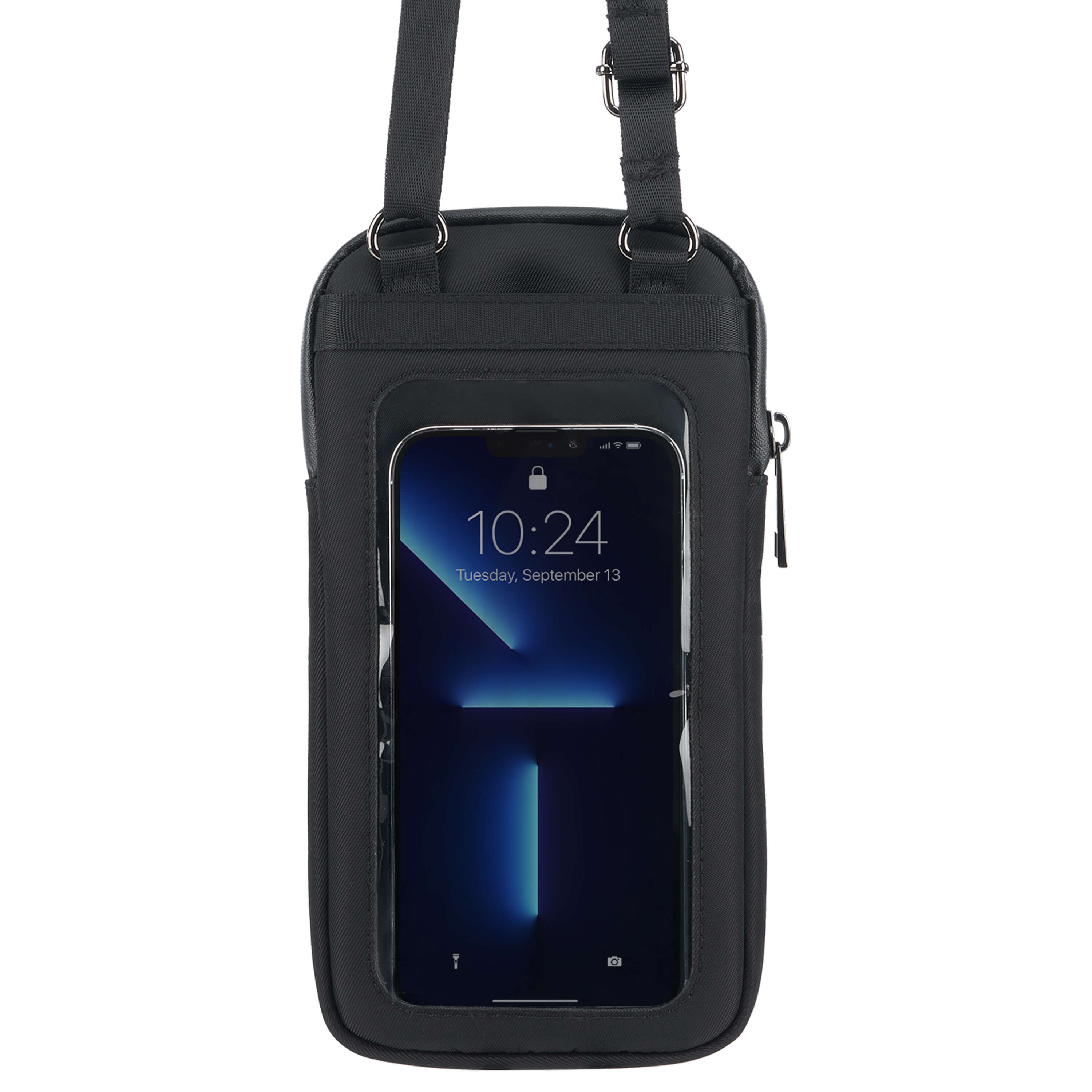 CASE-MATE Phone Crossbody Phone Pouch pochette téléphone noire bandoulière