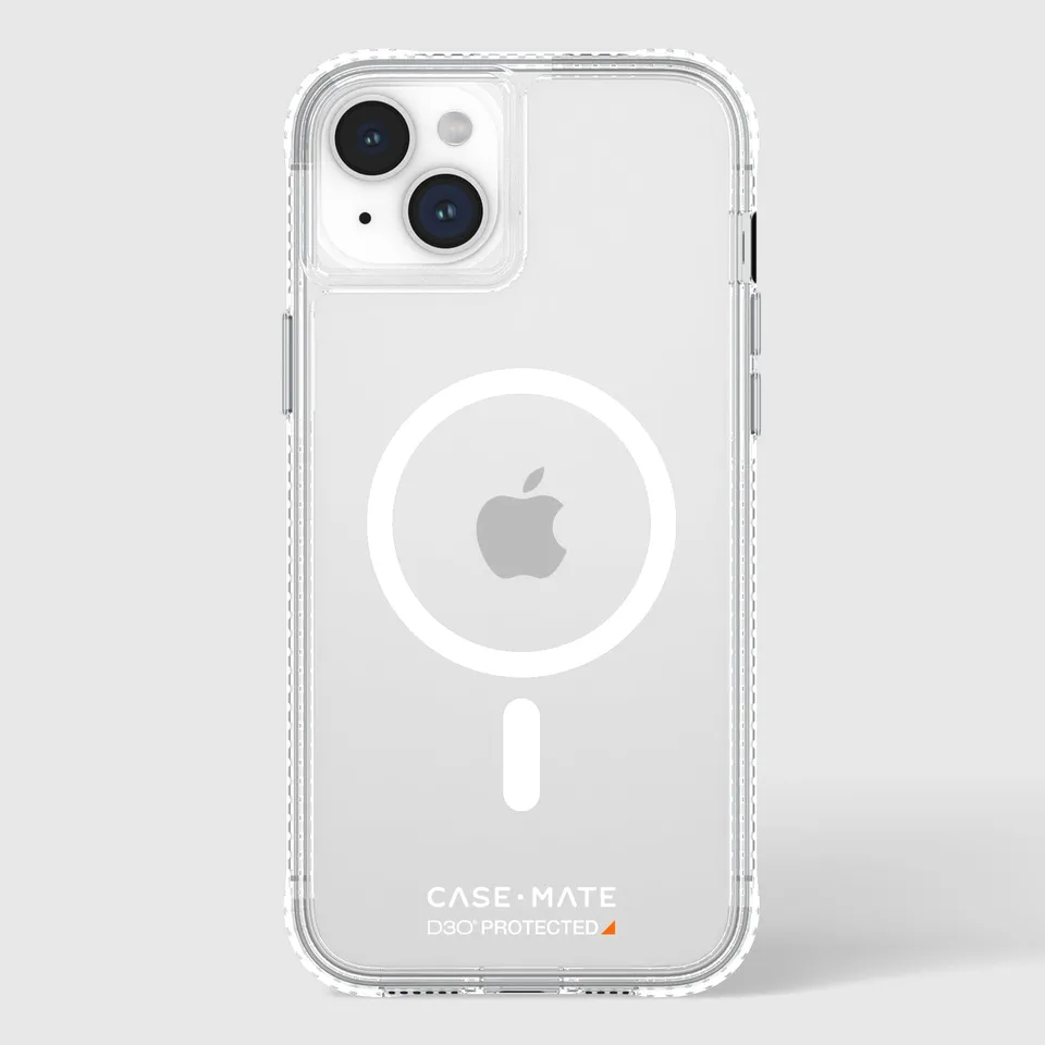 CASE-MATE Tough D3O® Clear MagSafe iPhone 15 Plus coque transparente
