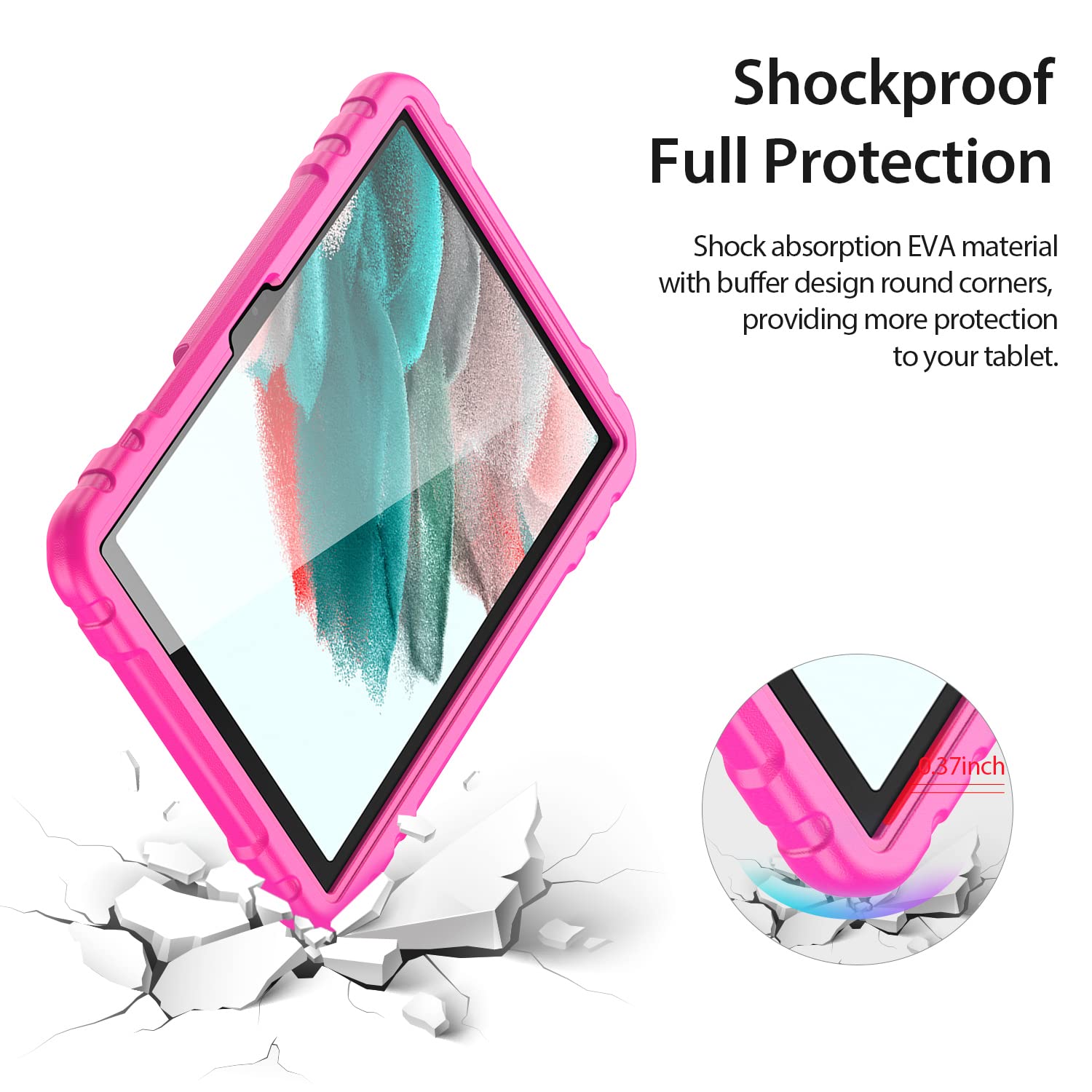 Dux Ducis Panda Series étui Galaxy Tab A8 2021 rose EVA