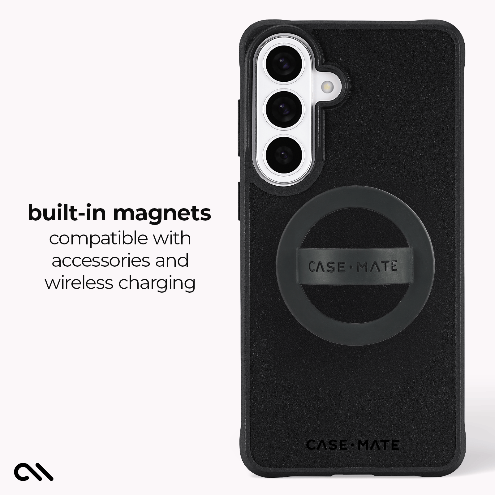 CASE-MATE Phone Cases Tough Black with Magnet coque Galaxy S26+ noire