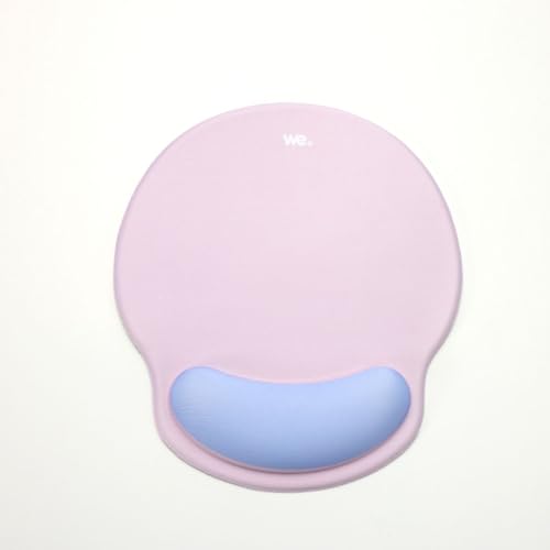 WE WE POP tapis de souris violet avec repose-poignet en tissu