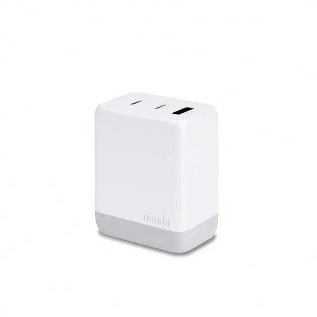 Moshi Chargers Rewind USB-C GaN Charger chargeur 65 W trois ports