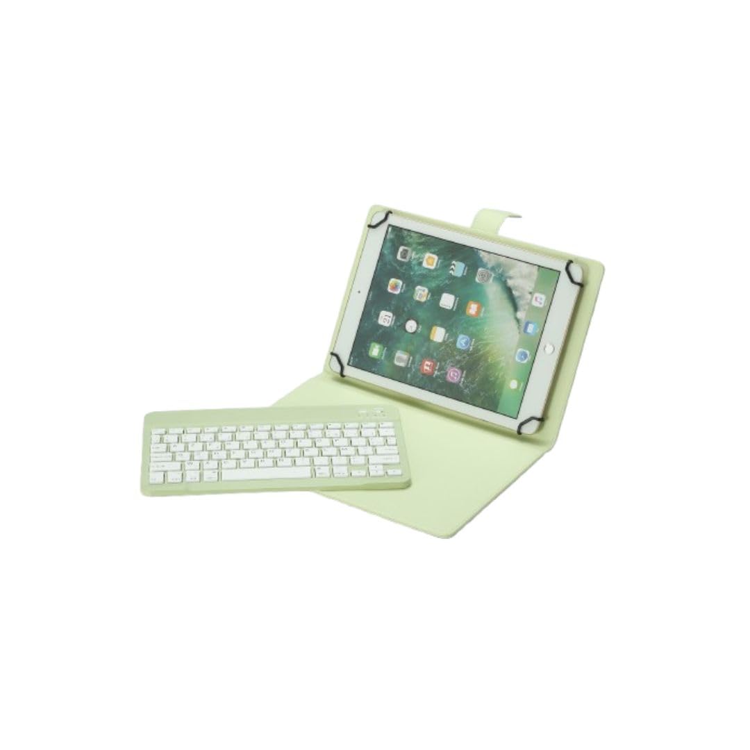 WE WE POP étui universel 9-11 pouces avec clavier Bluetooth vert Azerty