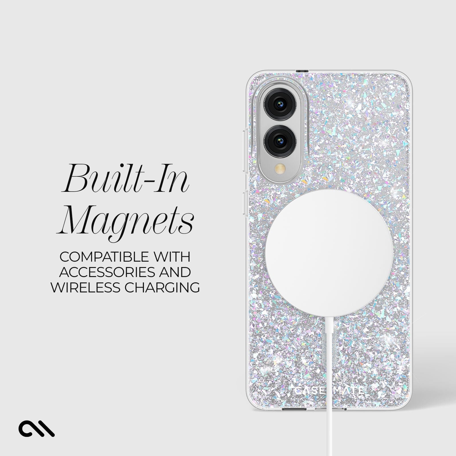 CASE-MATE Phone Cases Twinkle Disco with Magnet Galaxy S25 Edge coque Twinkle Disco