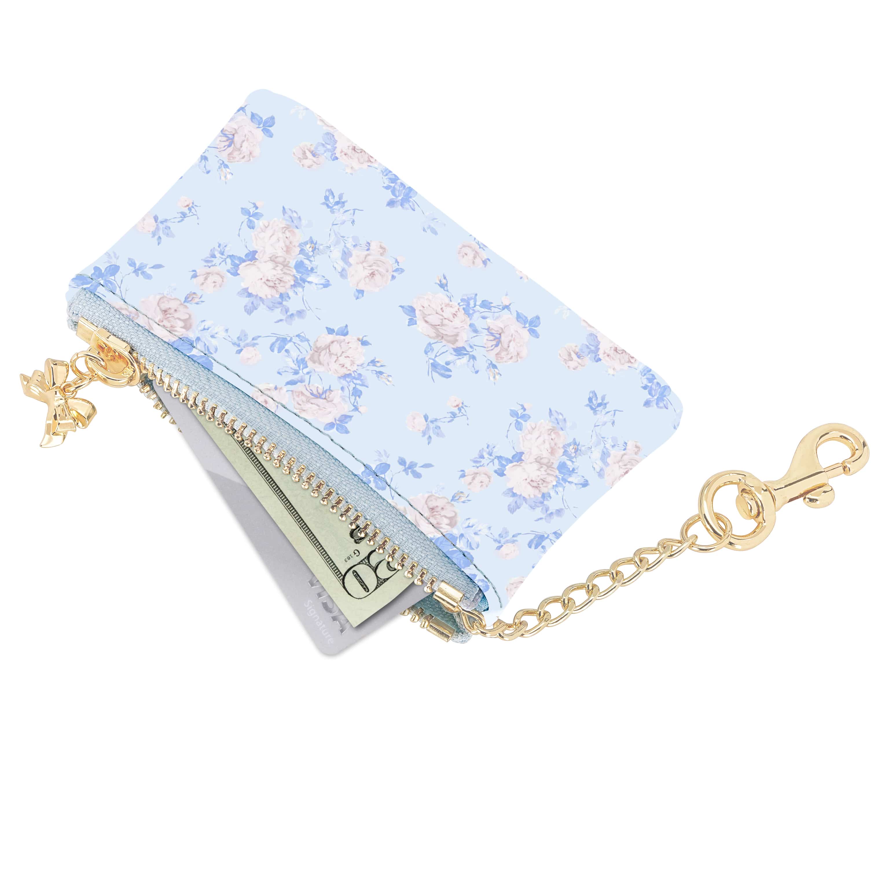 CASE-MATE Phone Accessories x LoveShackFancy Keychain Wallet porte-clés portefeuille Everblooming Rosettes