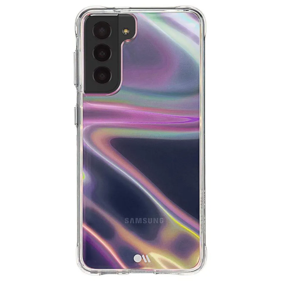 CASE-MATE Phone Cases Soap Bubble coque Galaxy S21 5G irisée