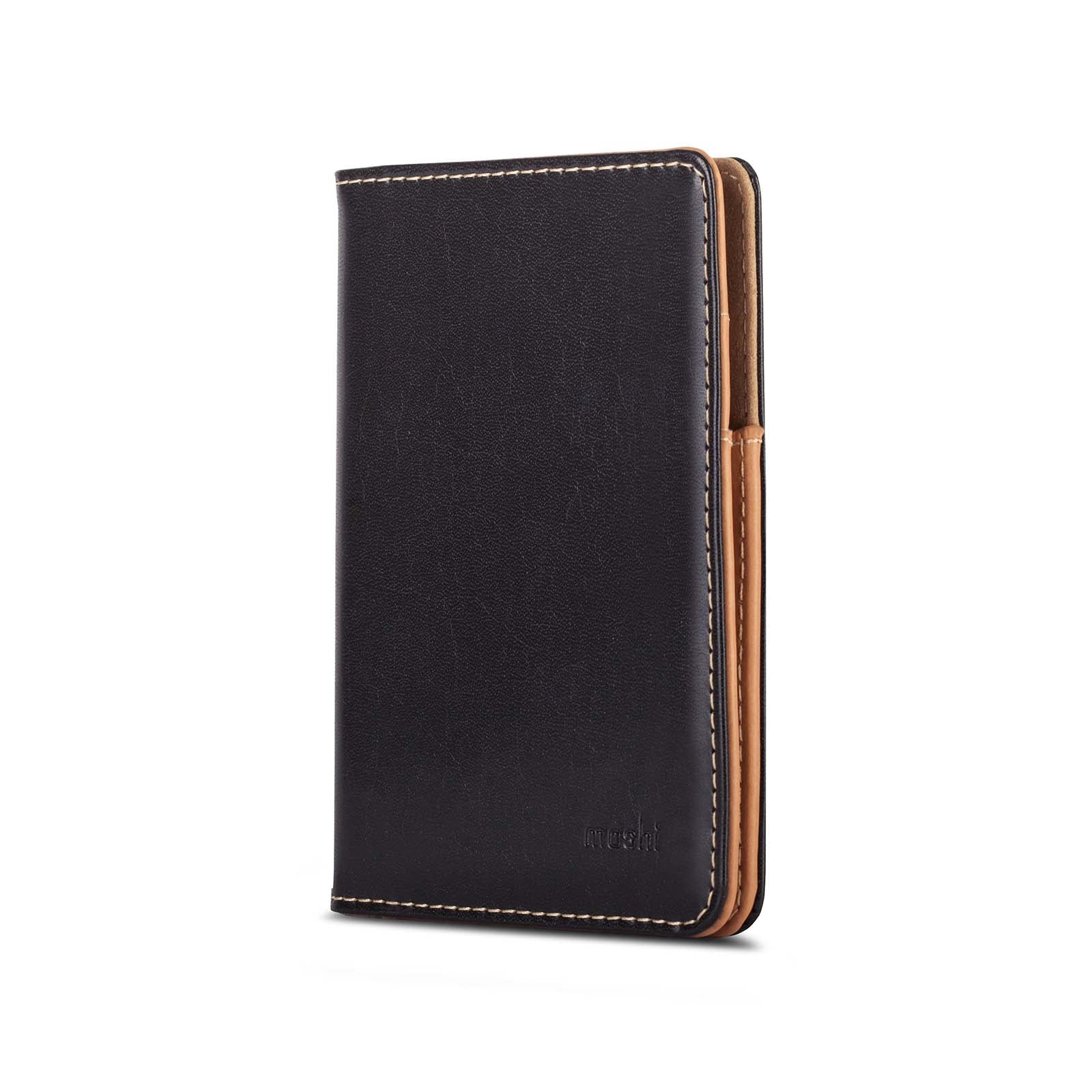 MOSHI Card Holders and Keychains Vegan Leather Passport Holder porte-passeport Oak Brown