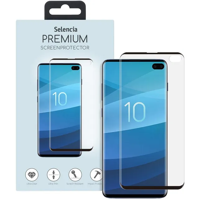 SELENCIA Protection d’écran en verre trempé G975F25113501 Galaxy S10 Plus 1 pièce 9H