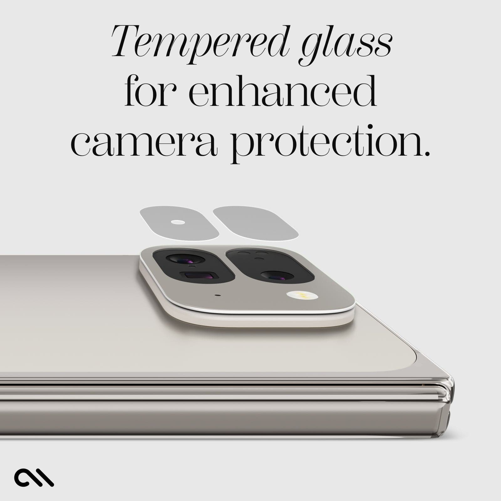 CASE-MATE Glass Camera Lens Protector verre Pixel 9 Pro Fold transparent